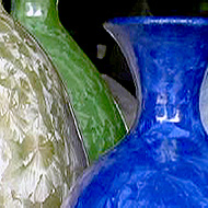Ceramics crystalline art pieces Ceramics crystalline art pieces
